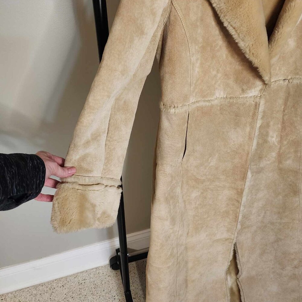 Express Tan Suede Coat - S - Picture 8 of 8